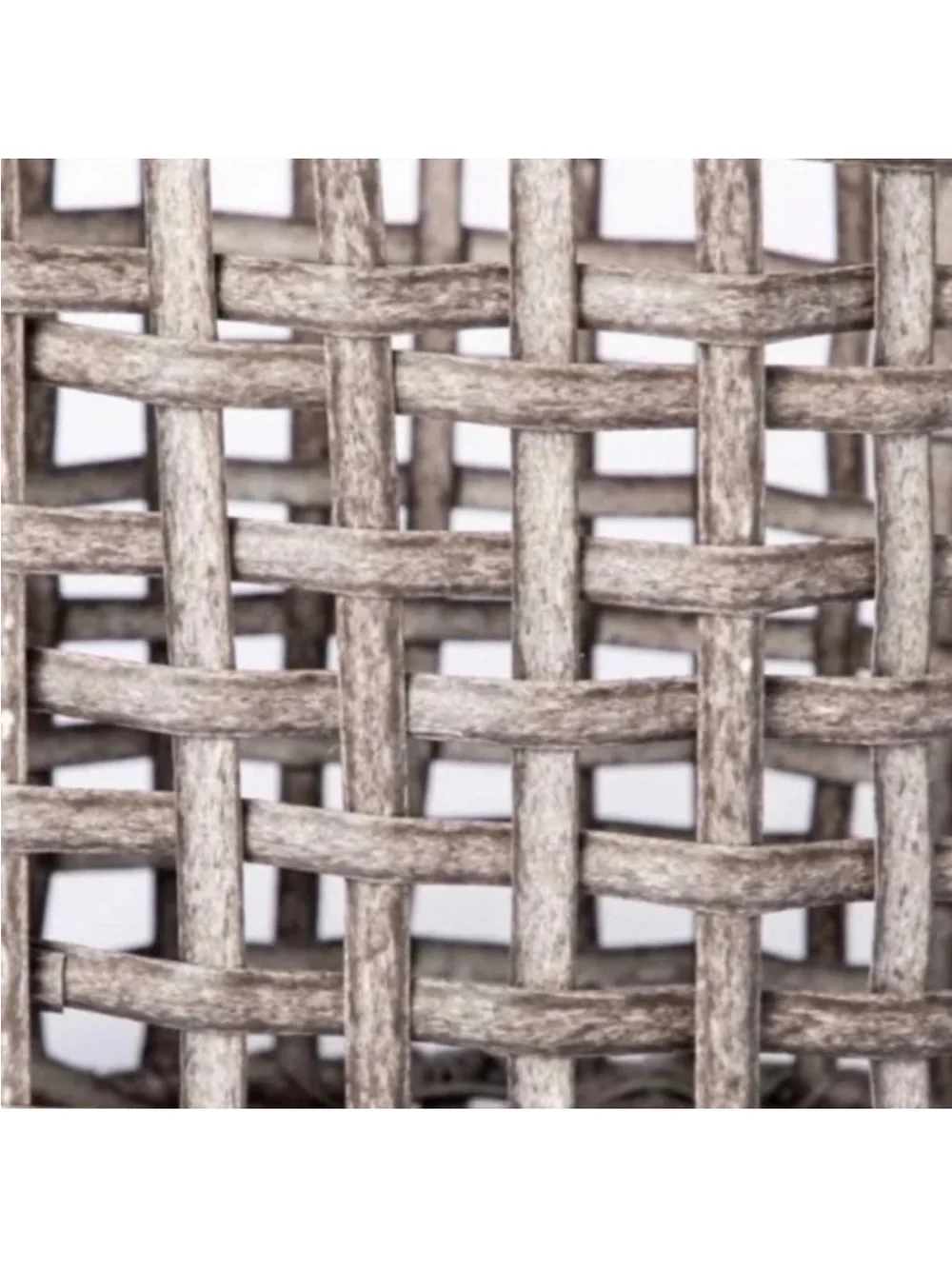 Gray Rattan Outdoor Basket-Threshold designed with Studio McGee